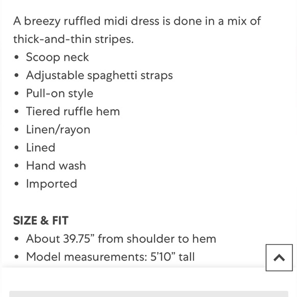 Rails Adora stripe midi dress blue white striped NWT - Picture 8 of 15